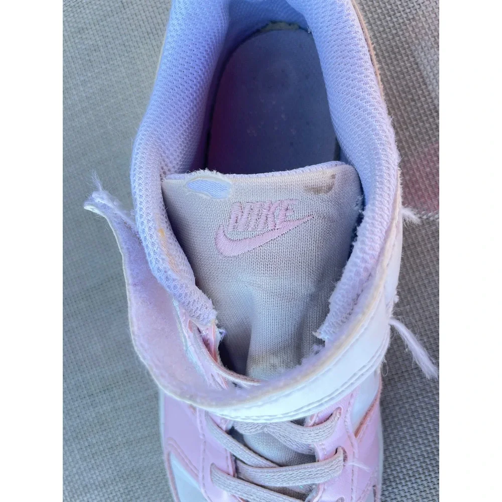 Nike Court Borough Low 2 Kids 2Y Pink White DV5457-105 Sneakers